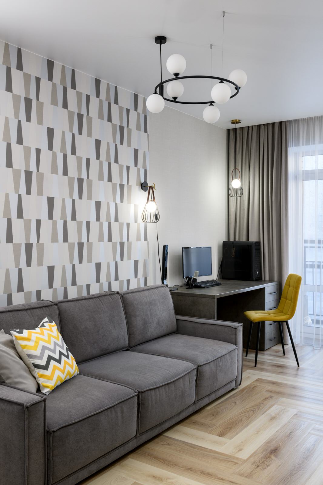 Обложка проекта: 2022г. Интерьер квартиры 50 м2 в ЖК "Северная Корона"