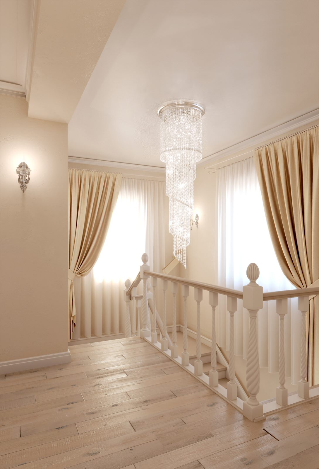 Дизайн проект дома в современном классическом стиле