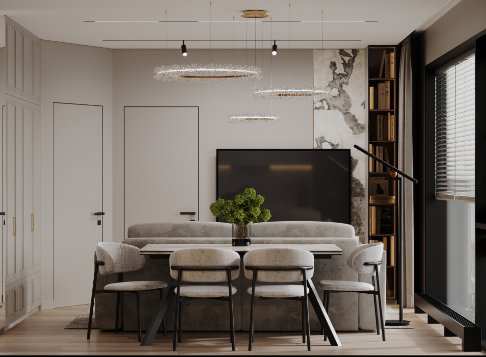 Интерьер квартиры в ЖК "Метрополия"