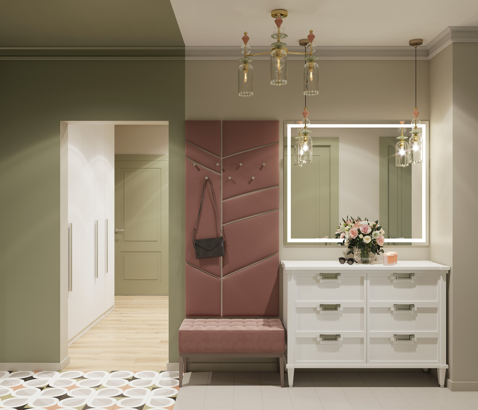 Обложка проекта: Фисташка 128м2