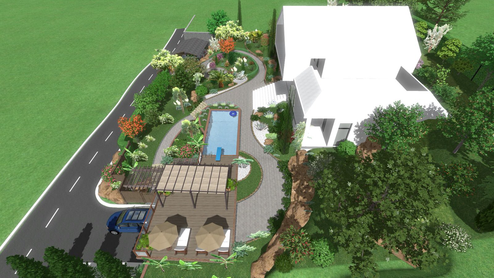 Приусадебный участок индивидуального жилого дома