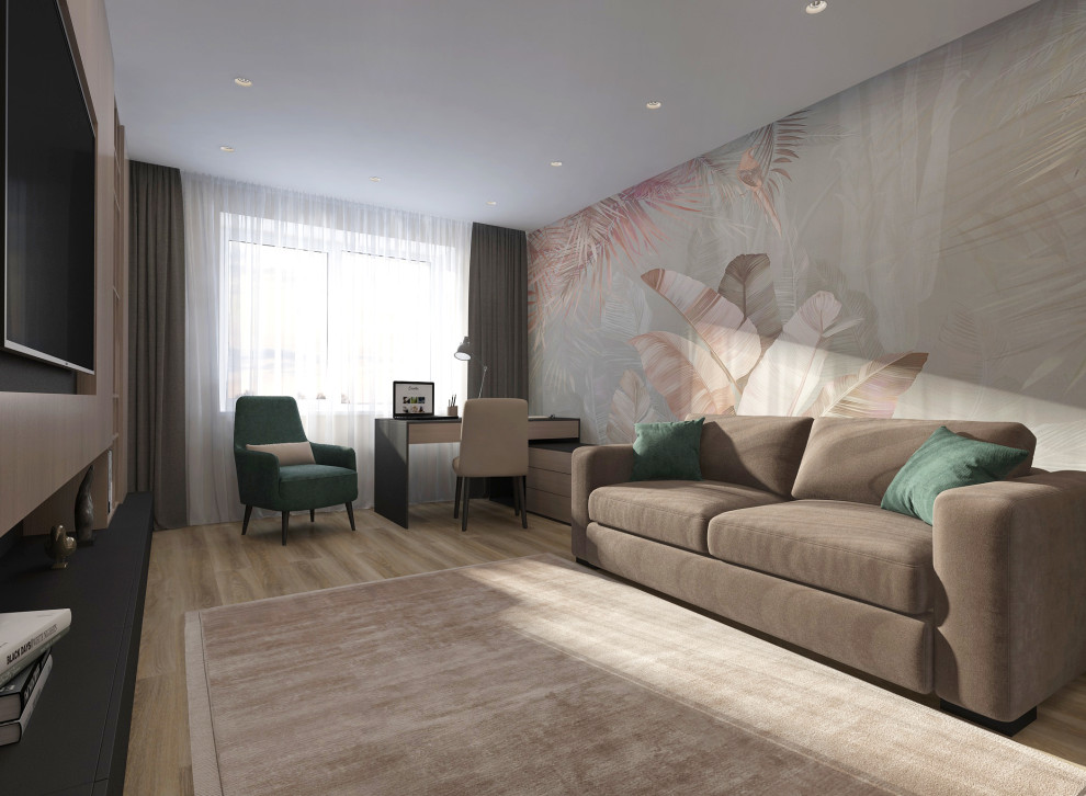 Квартира 100 кв.м. в жилом комплексе. Современный стиль.