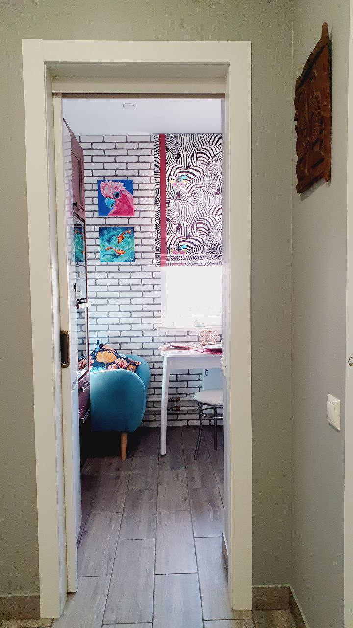 Квартира с яркими акцентами