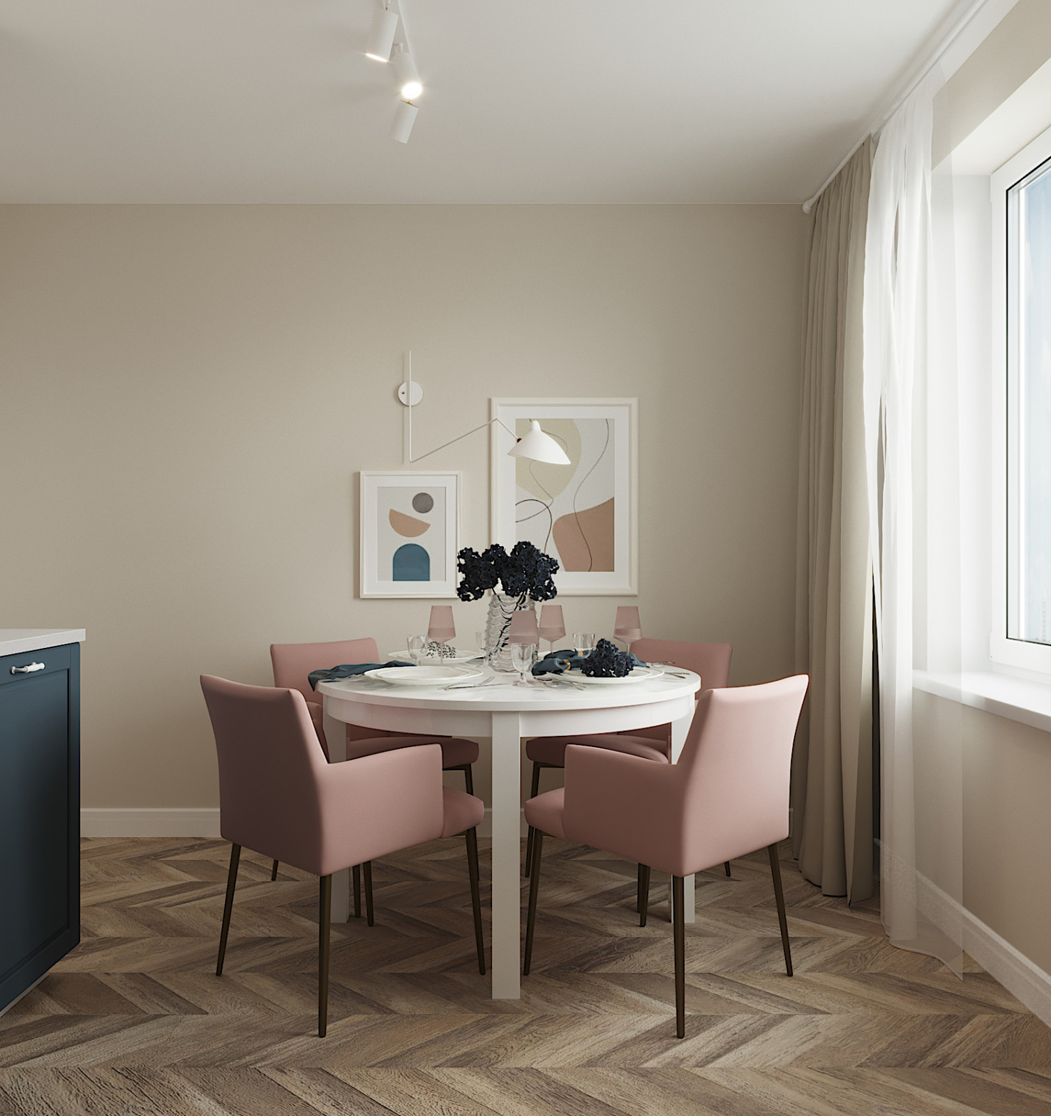 Двухкомнатная квартира в Санкт-Петербурге 57 кв.м.