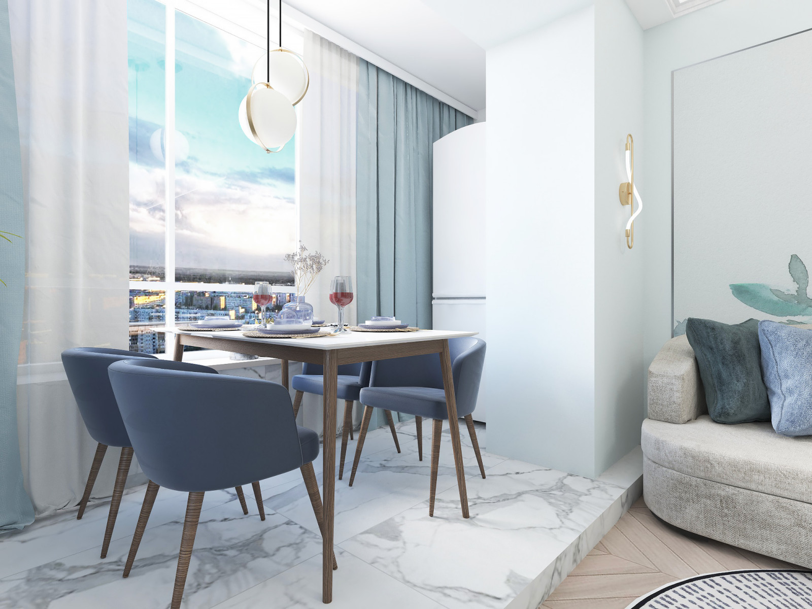 Обложка проекта: Квартира в ЖК Калининский