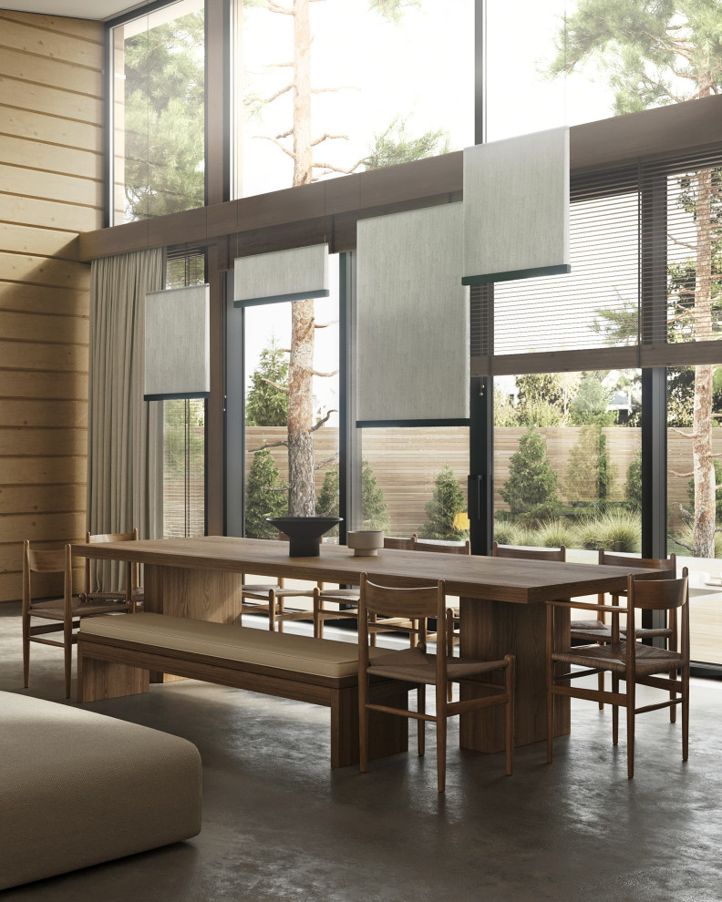 Wooden House in minimalism