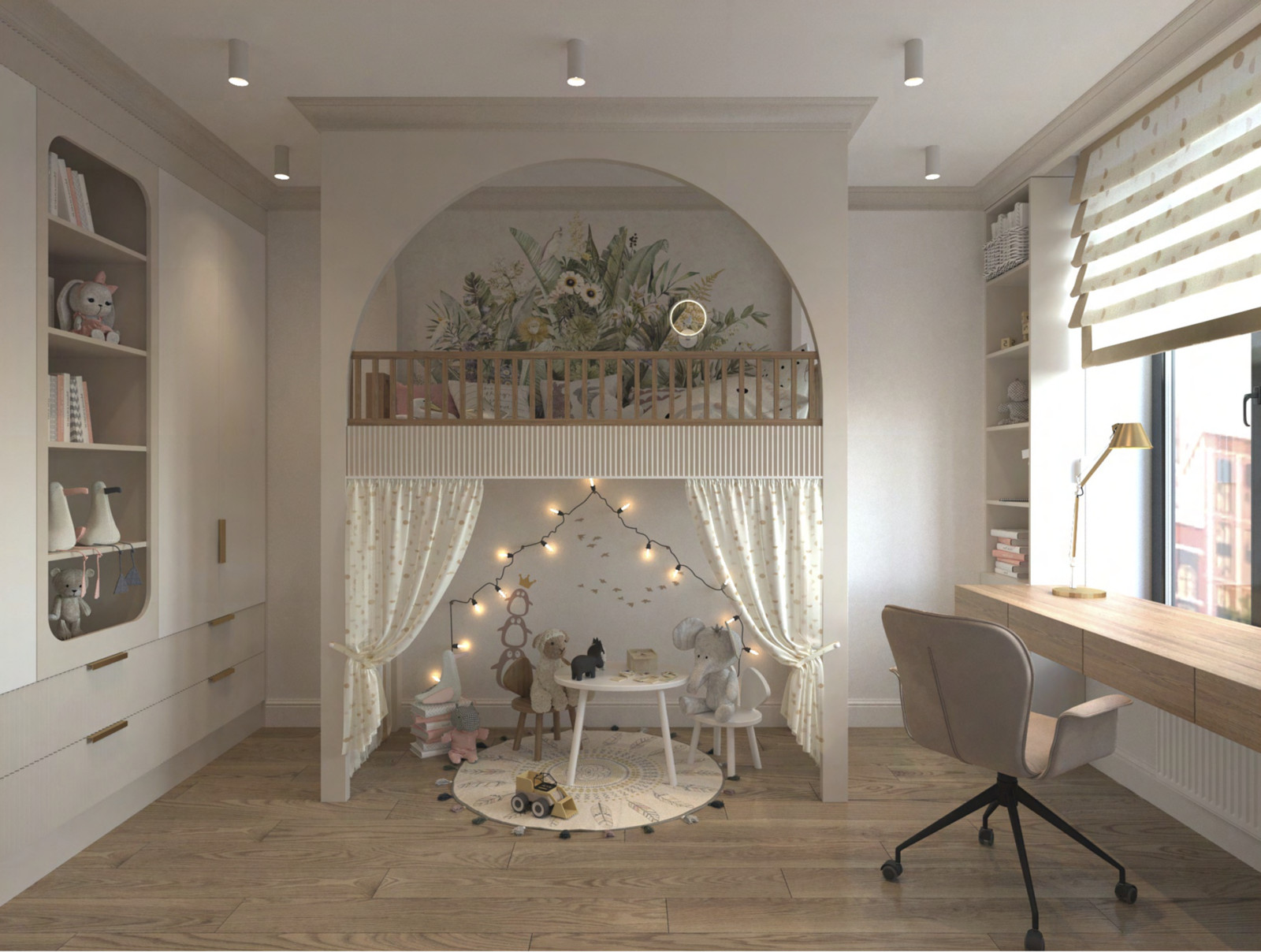 Дизайн проект ЖК Серебряный Фонтан 78м2