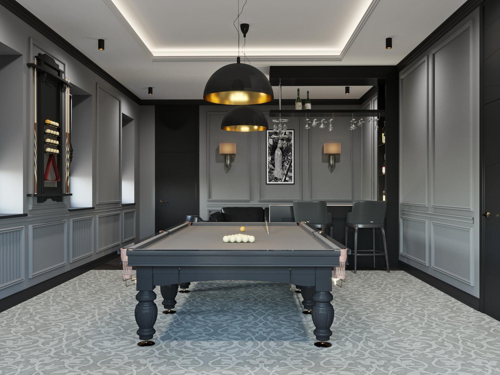 Обложка проекта: Бильярдная комната