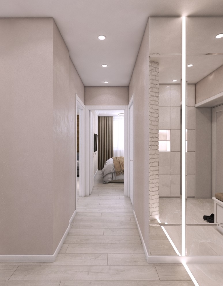 Проект 2-комнатной квартиры для молодой девушки