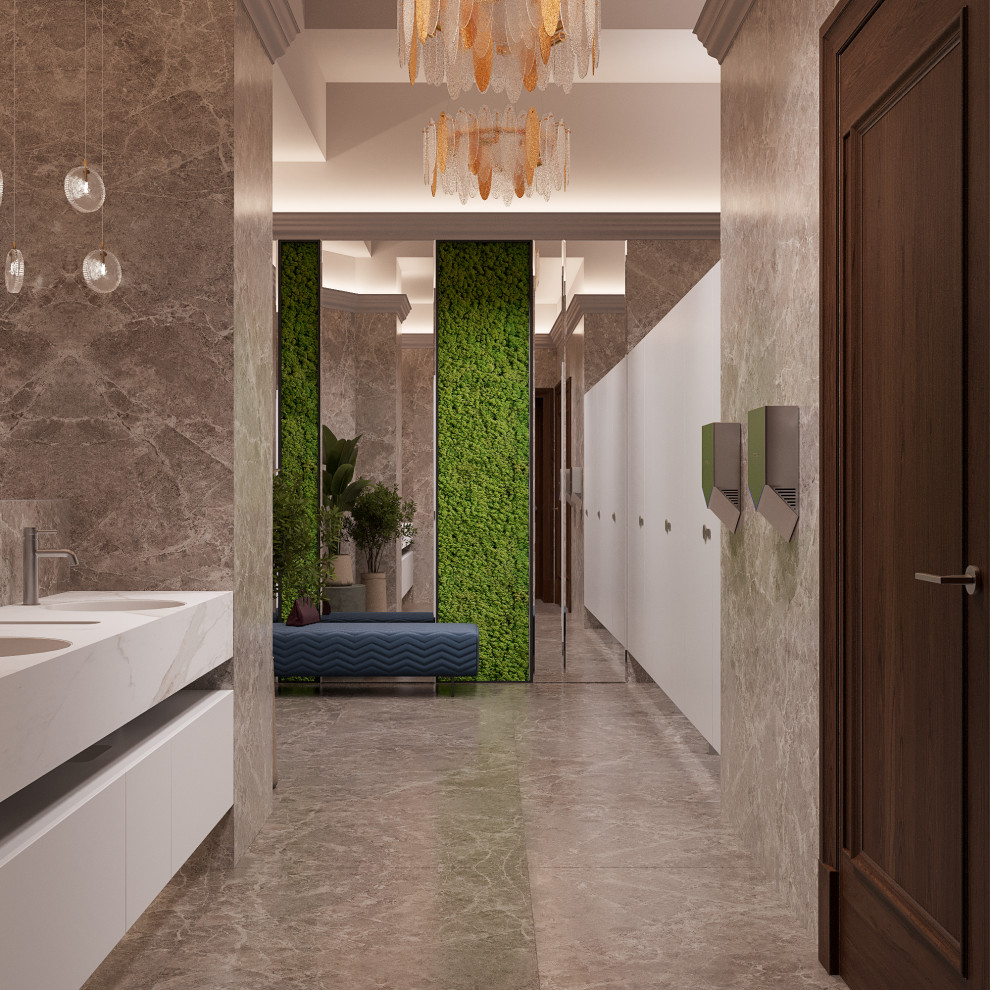 Санузел для МГУ,30 м2