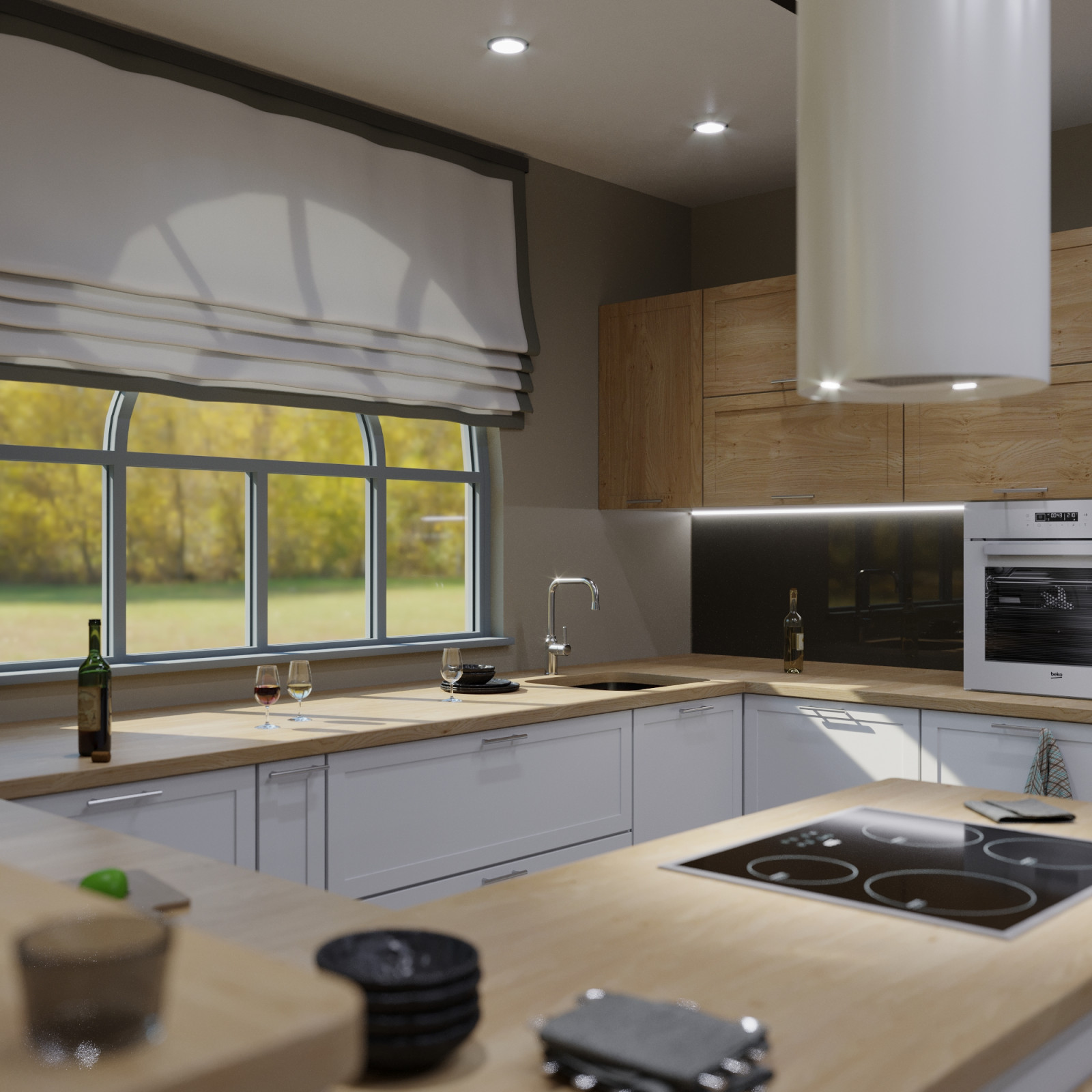 Обложка проекта: Визуализация кухни