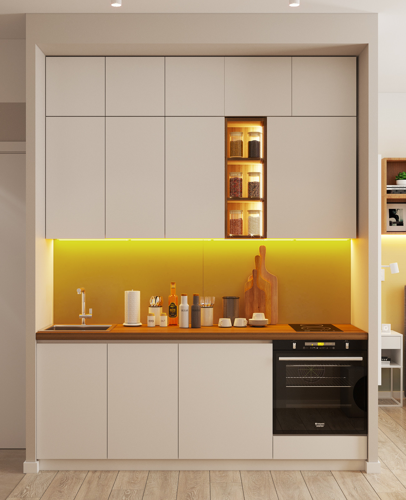 Студия для молодой девушки