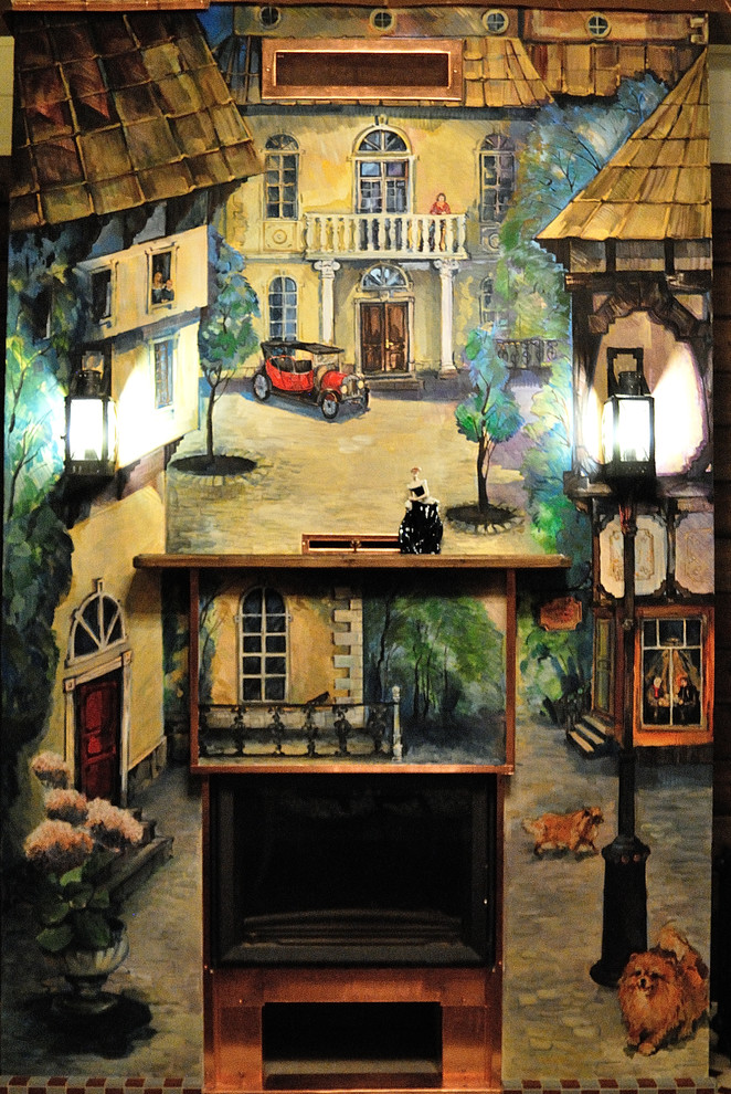 Обложка проекта: Роспись каминного портала