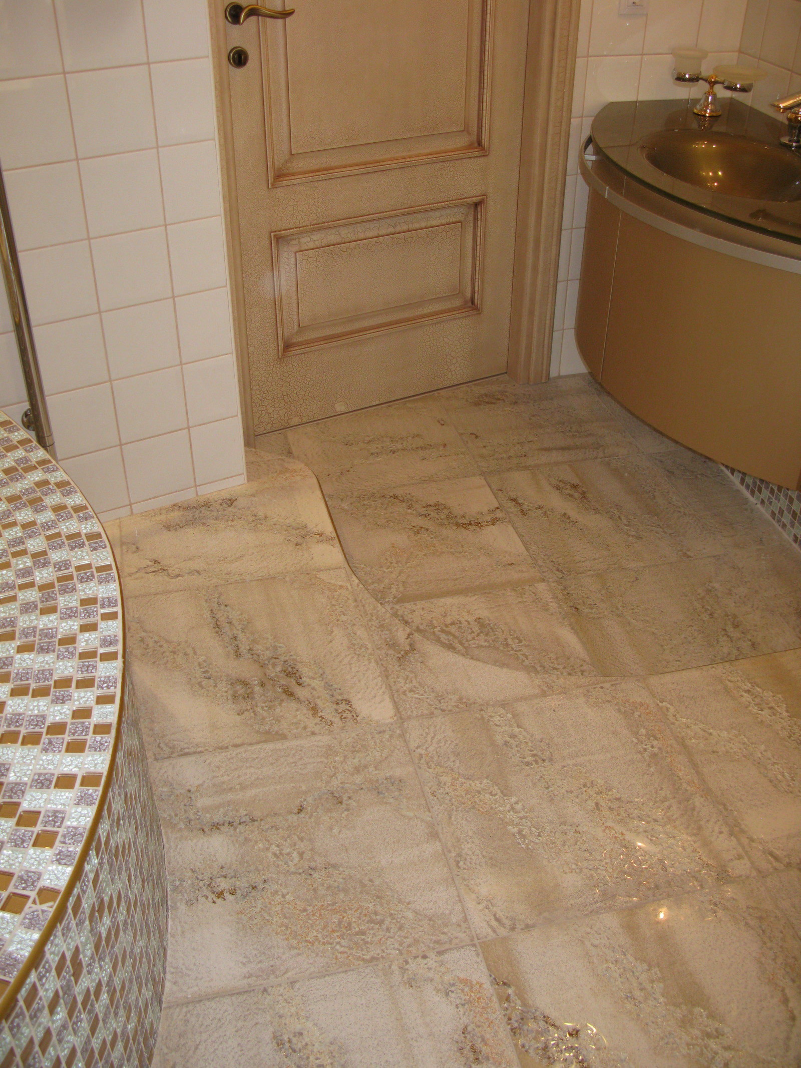 проект квартиры-студии, ванная комната