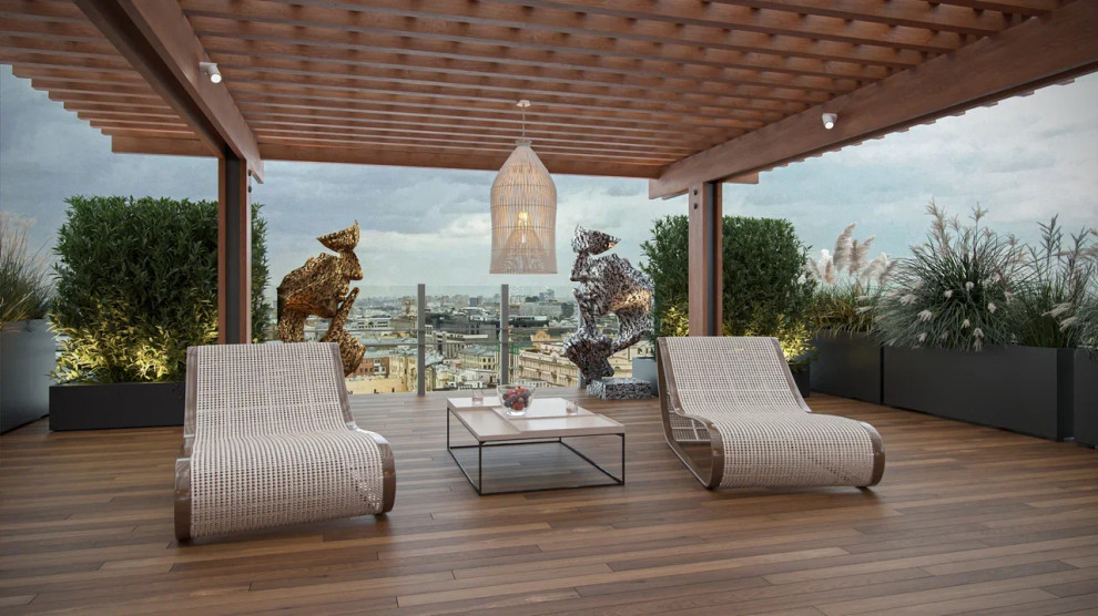 Терраса на крыше