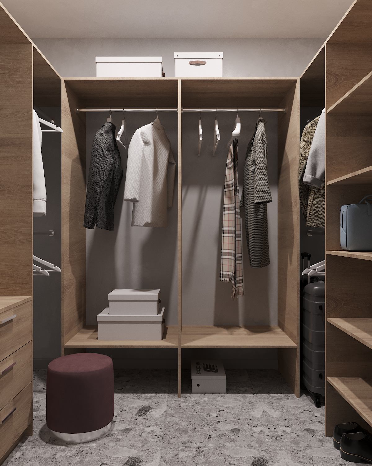 Дизайн-проект интерьера квартиры в г.Владивостоке ЖК "Алые паруса"