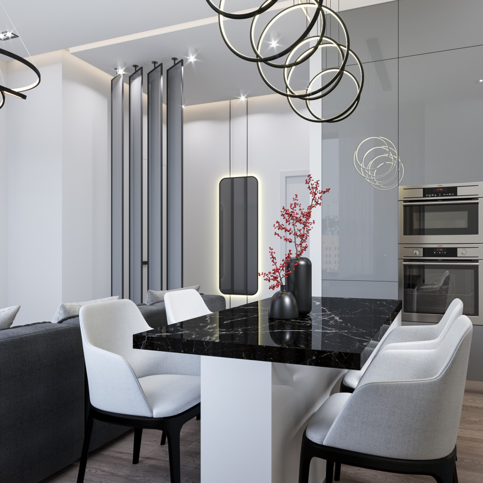 Минимализм с яркими акцентами.