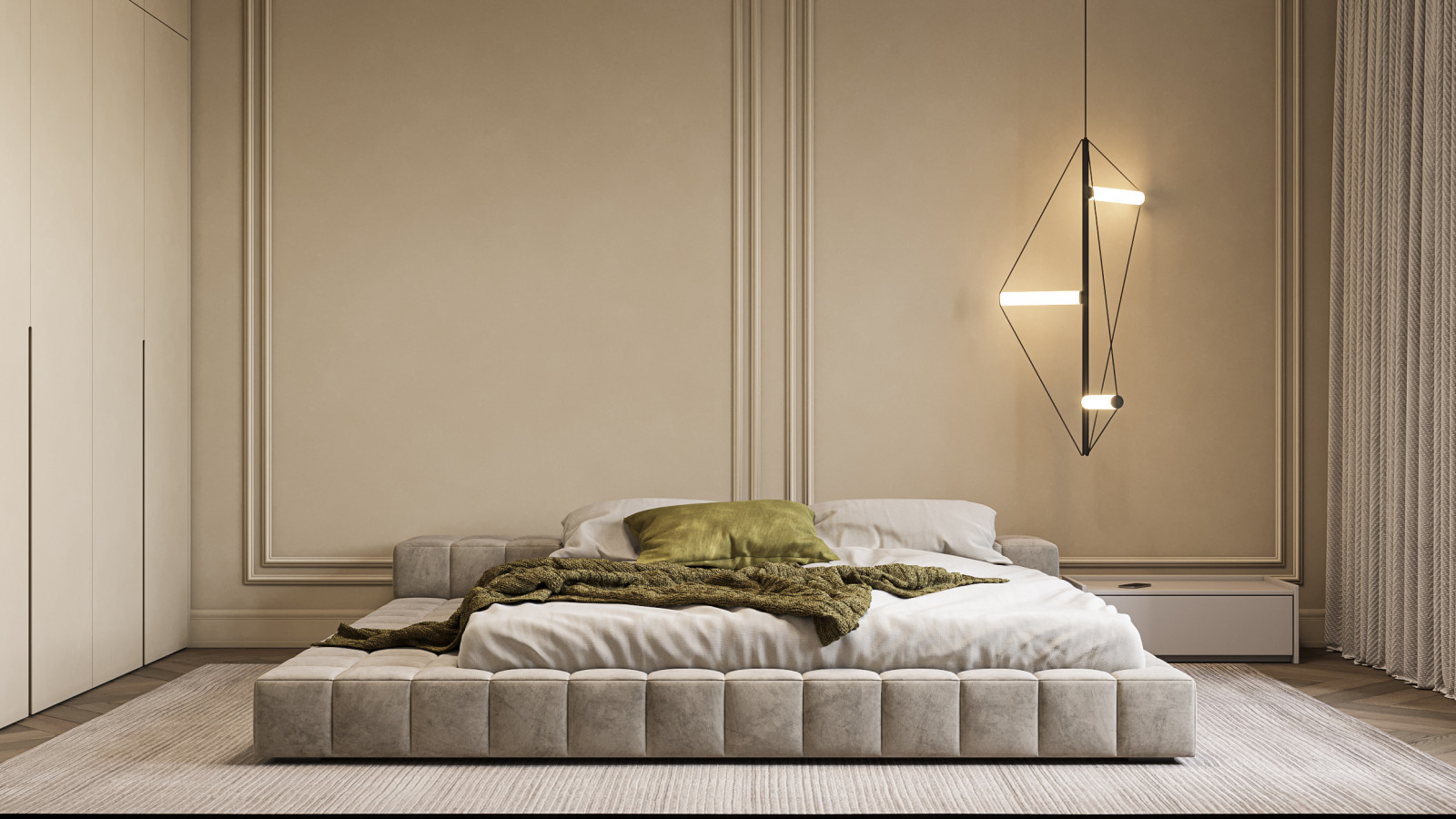 Современный роскошный интерьер загородного дома