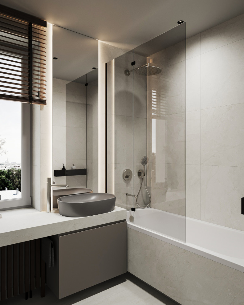 Дизайн-проект 3х-комнатной квартиры в "ЖК БелАрт", 78 кв.м