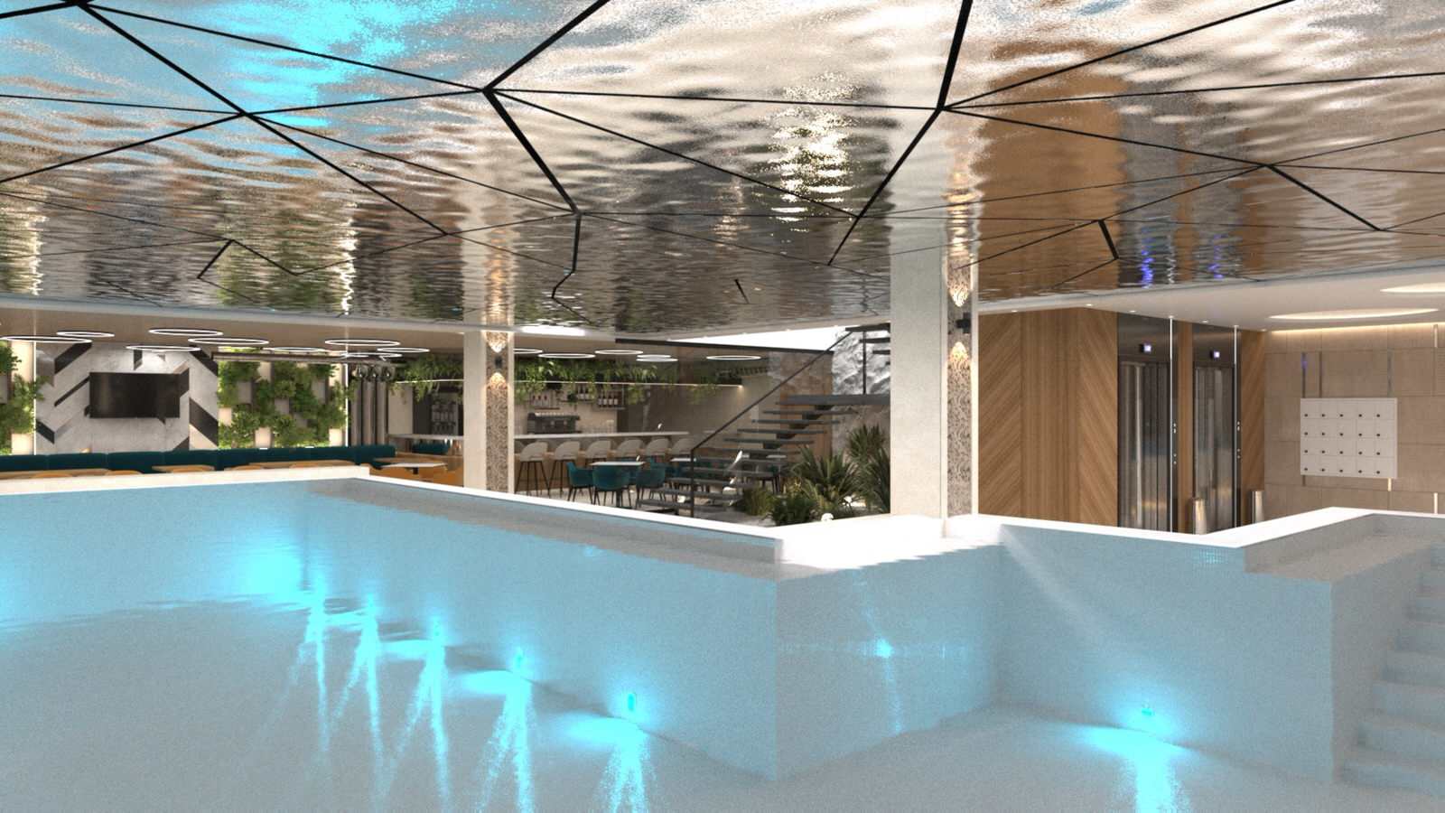 Термы "Лето". Закрытый бассейн.