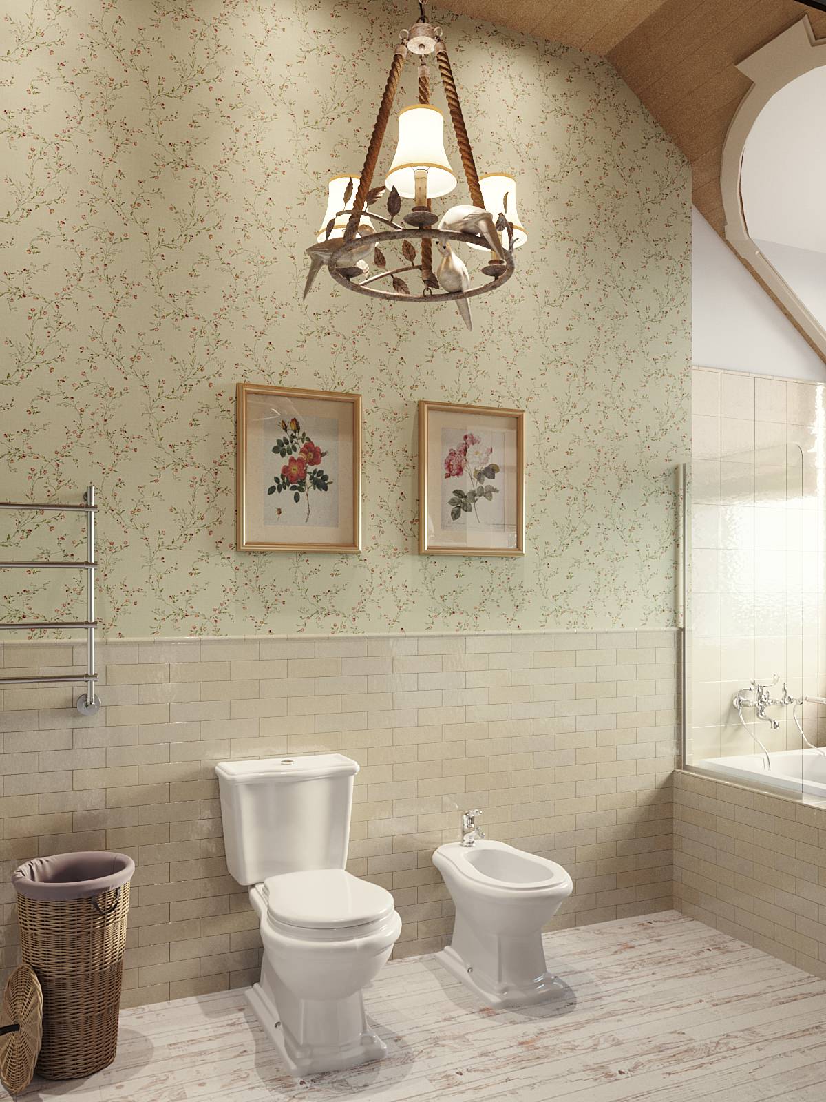 Ванная комната в стиле Прованс