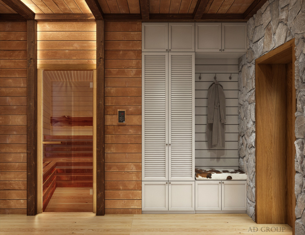 Банный комплекс в стиле Шале