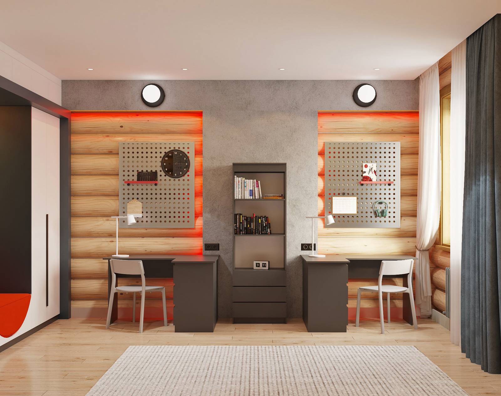 Дизайн проект дома из рубленного бревна