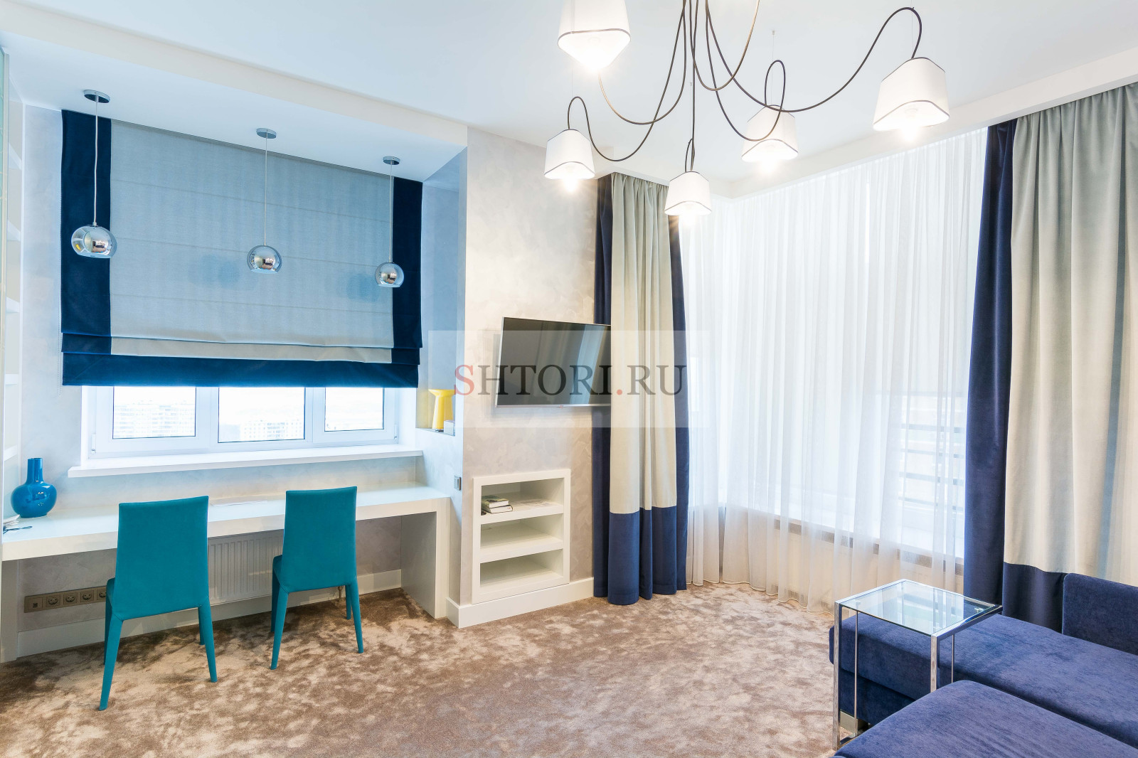 Шторы в квартиру в Строгино