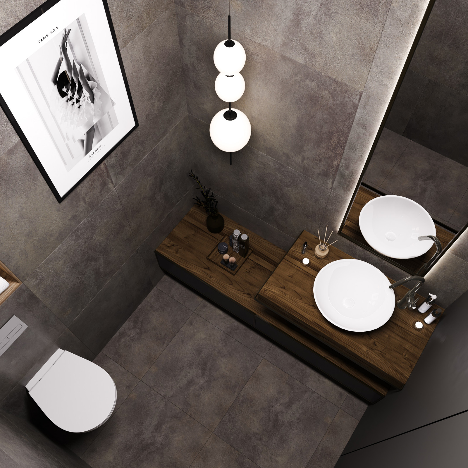 Обложка проекта: Санузел из проекта "SHADES GREY"