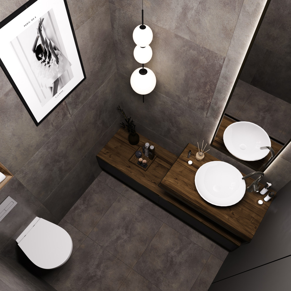 Обложка проекта: Санузел из проекта "SHADES GREY"