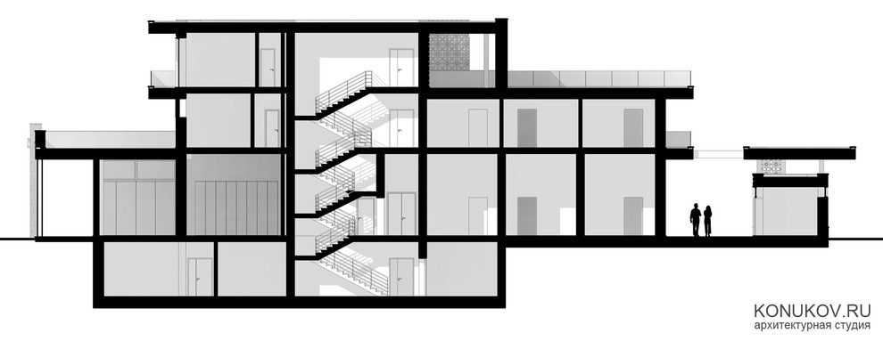 Проект мини-гостиницы в Адлере /Архитектор konukov.ru/