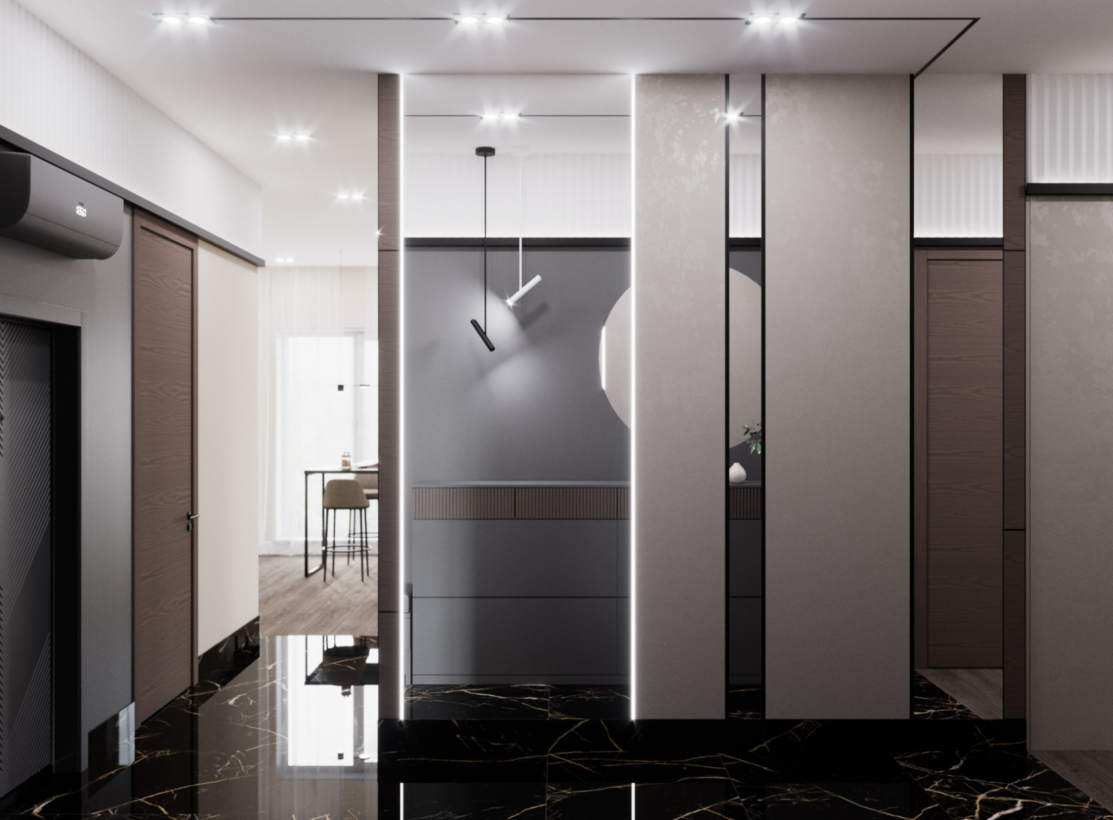 Обложка проекта: Дизайн-проект квартиры в жк "NOVIN"