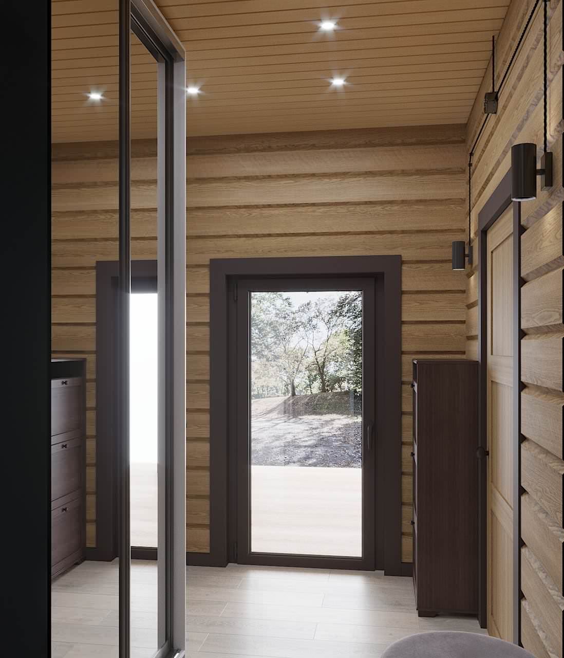 Дизайн проект дома бани