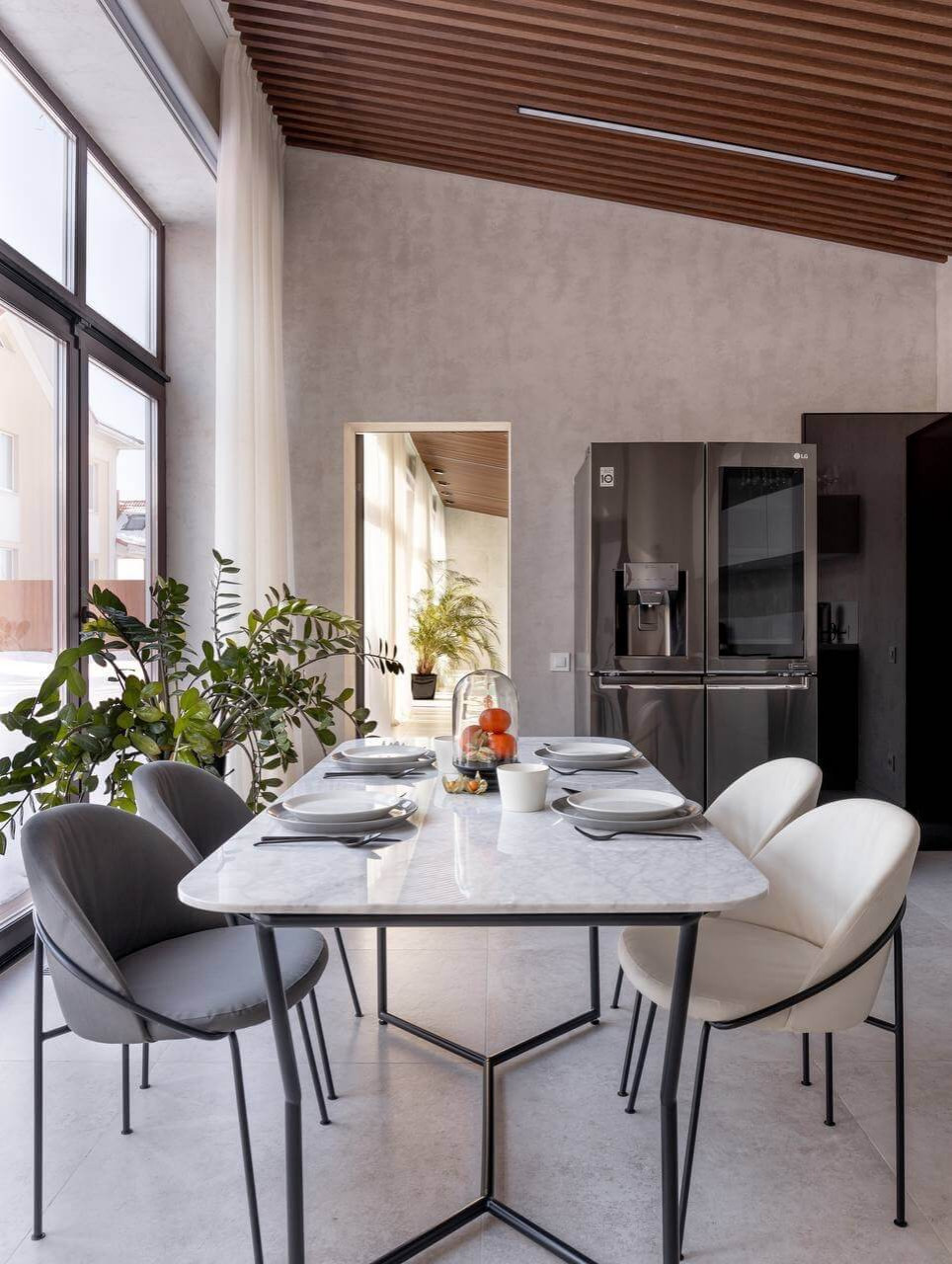 Декоративная штукатурка матовая замша или потертый набук Italica Gradient