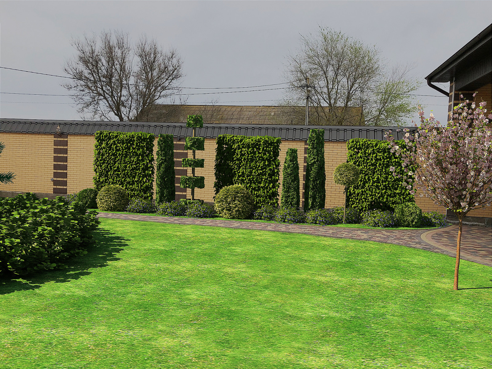 Ландшафтный дизайн участка