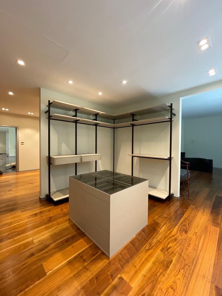 Распашной шкаф с системой RPE raumplus и Гардеробная система UNO raumplus