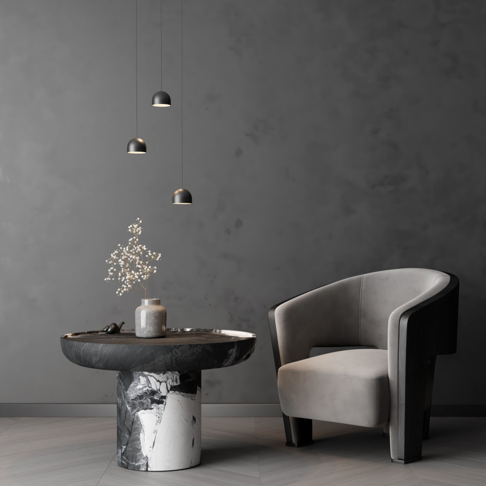 Подвесной светодиодный светильник Uno 8W 4000K графит