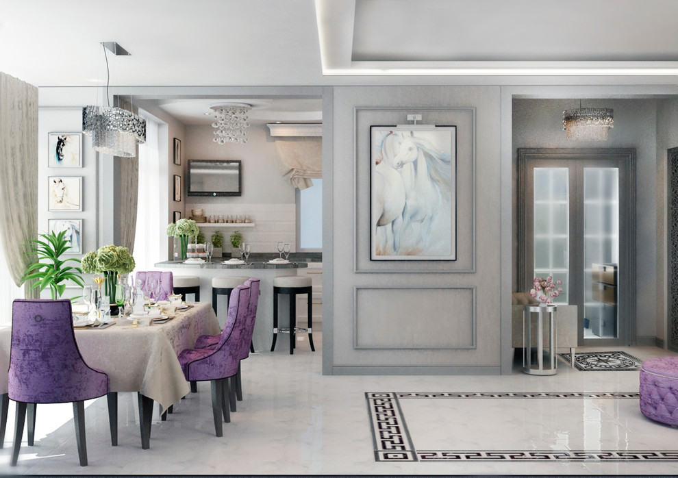 Интерьер гостиной для загородного дома