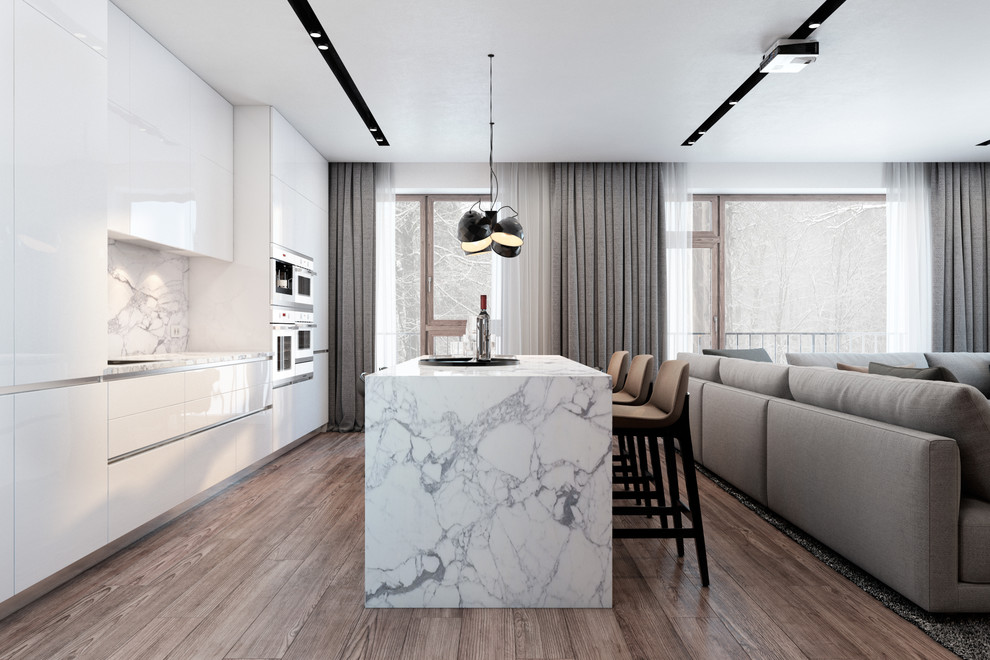 Neat interior for a young family.
