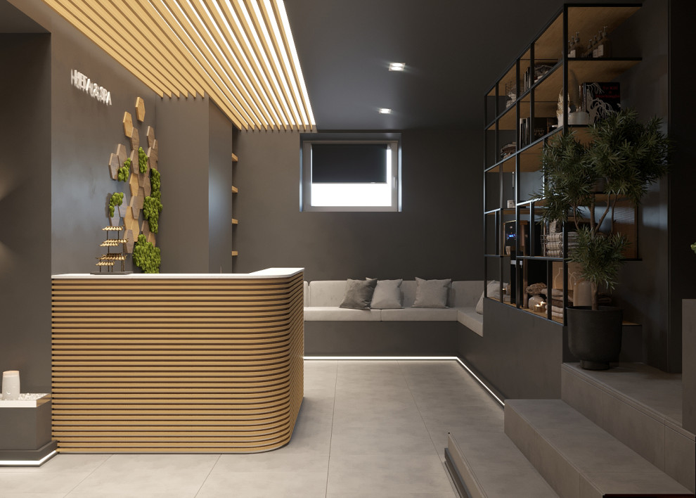 Дизайн проект салон массажа 100м