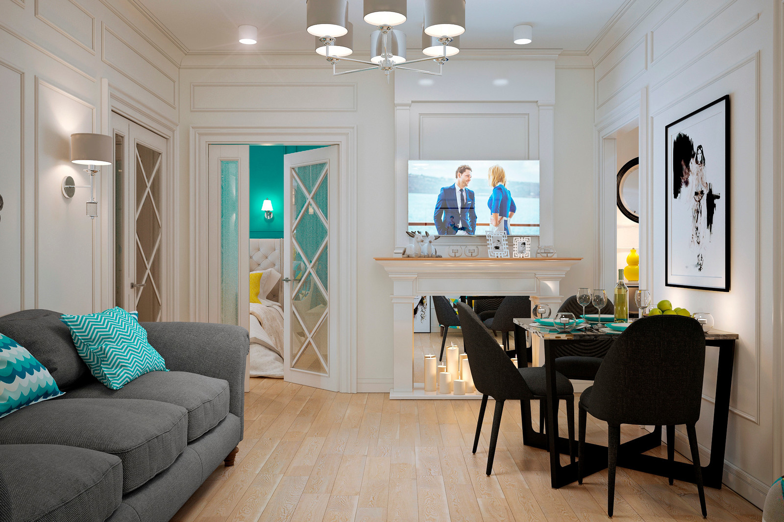 Яркая и уютная 2-х комнатная квартира