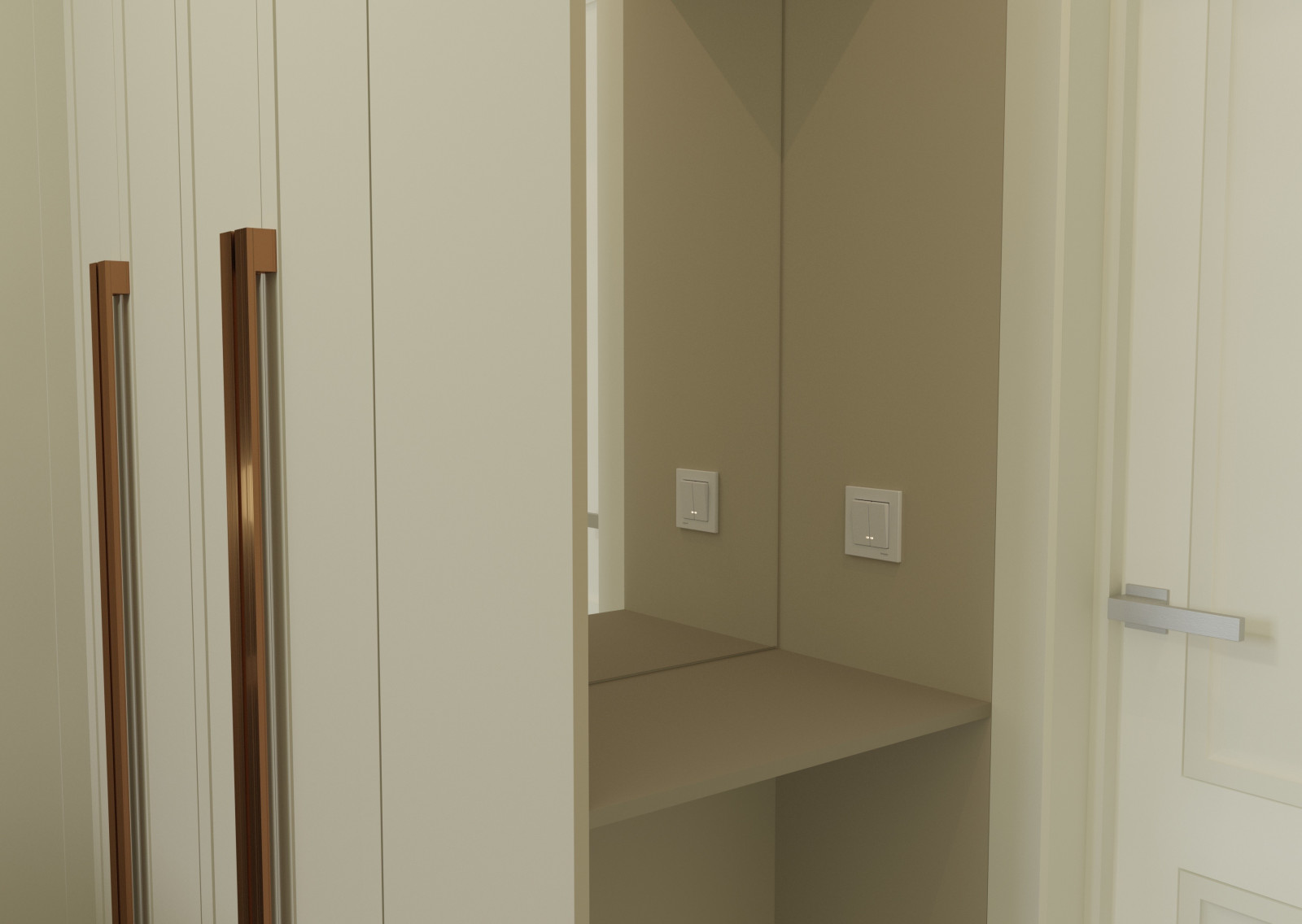 Бежевая спальня .home