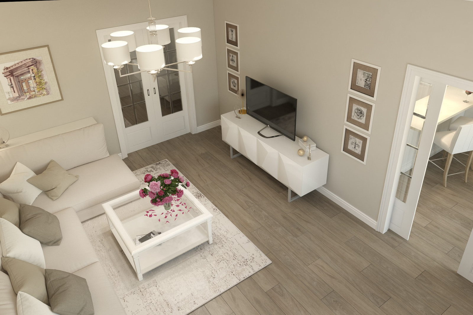ЖК Метрополия,  3 комнаты, 110 м²