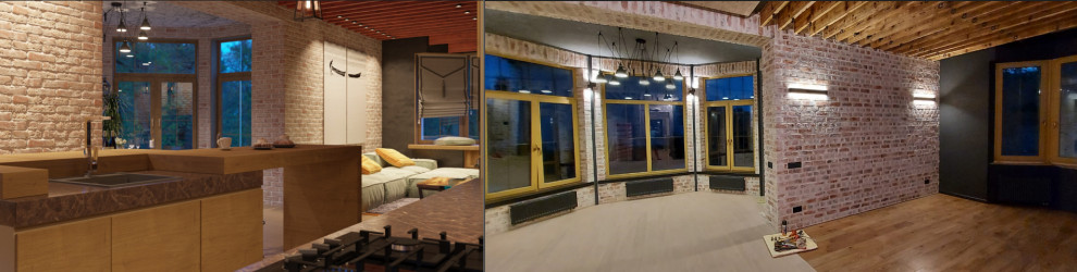 Проект пристройки кухни-гостиной к дому (визуализация и реализация)