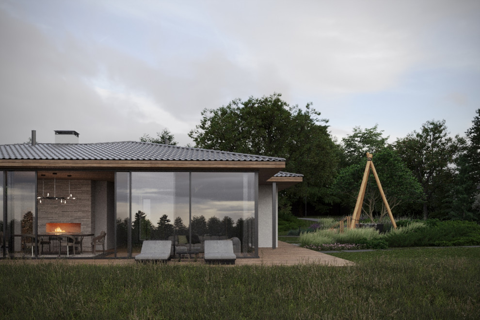 Сад на высоком берегу