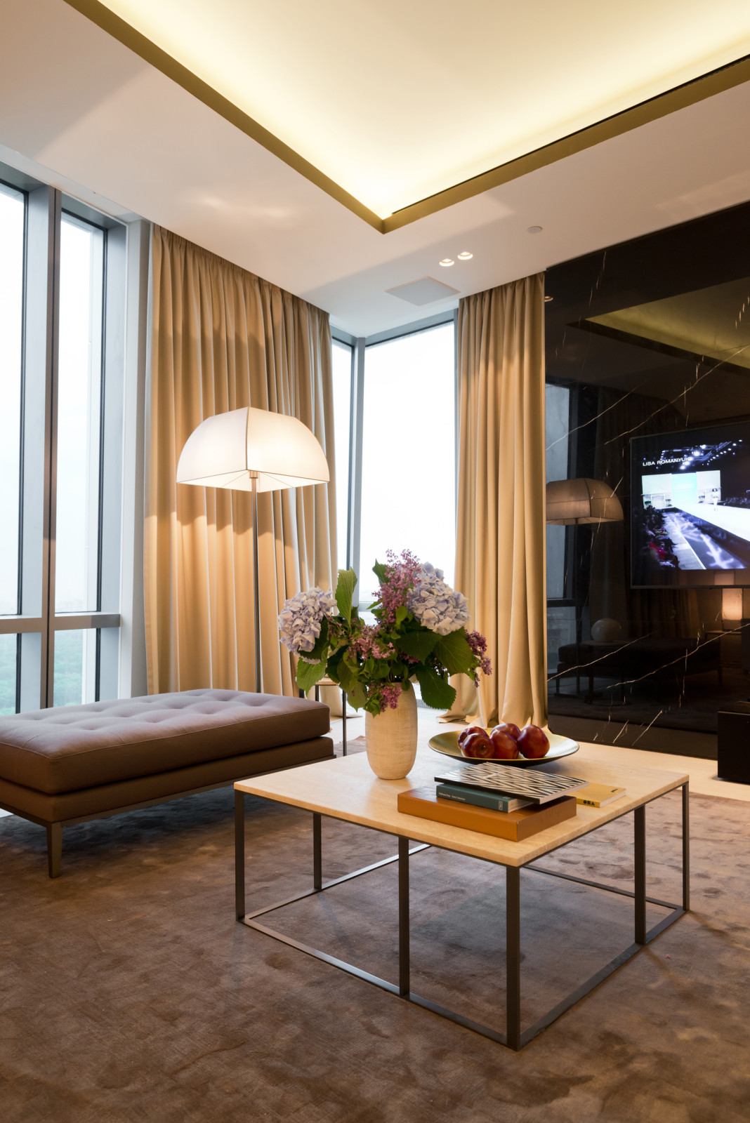 Интерьер апартаментов на 47 этаже