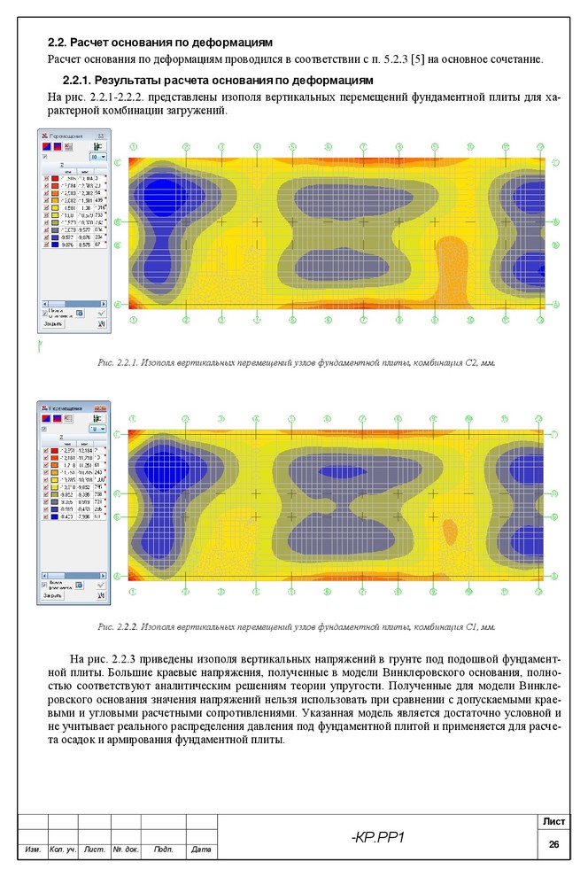 Расчет несущий конструкций гостиничного комплекса в г.Новороссийск