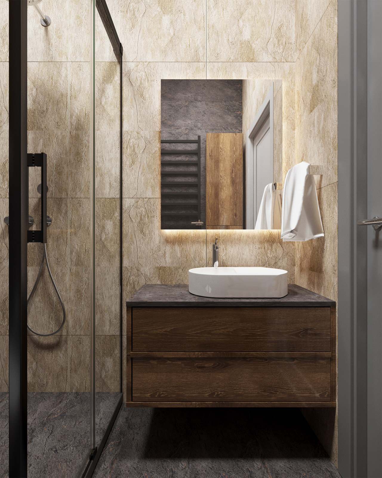 Обложка проекта: 3-комнатная квартира в Мосвке