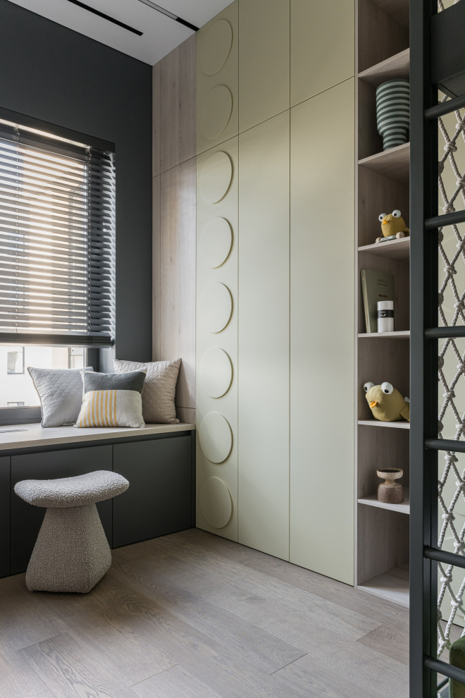 Квартира для активной семьи в минималистичном стиле