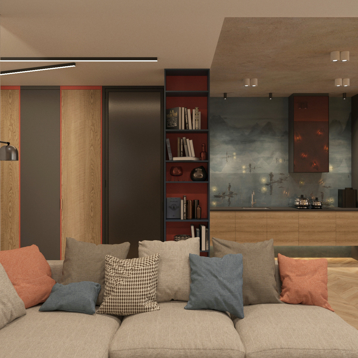 Современная квартира холостяка